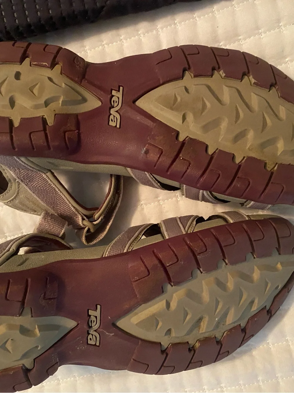 Teva Women’s Taupe Strappy Comfort Sandals